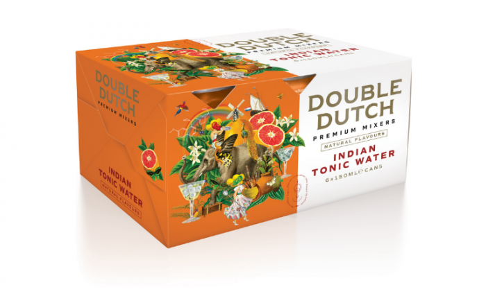 Packet of Indian Tonic Water cans